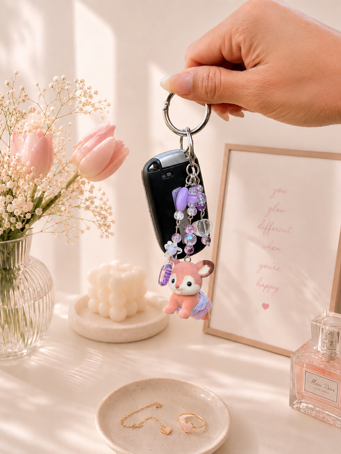 π¦π Baby Deer Calico Critter Bag Charm Keychain π¦πΈ