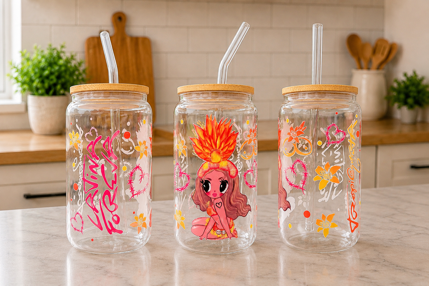 π§‘ Tropicoketa Glass Can Cup π§‘ π₯ππ΄β¨