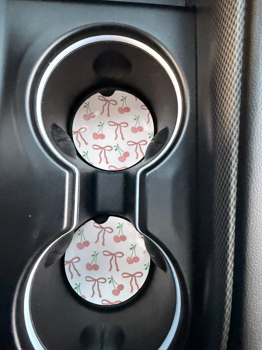 ππ Cherry Coquette Car Coaster Setππβ¨