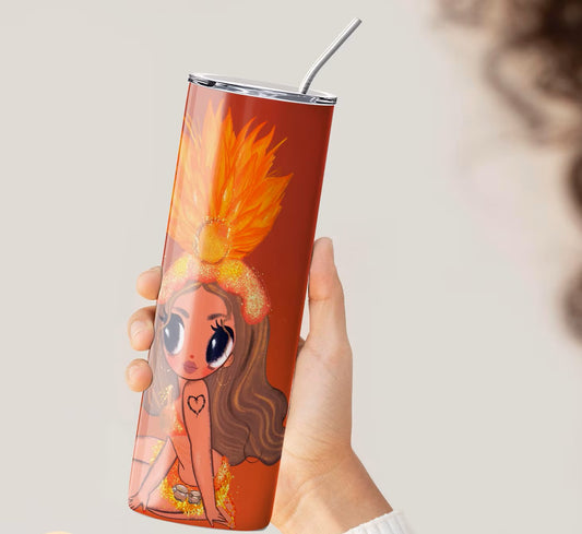 🧡Tropicoketa Skinny Tumbler 🔥🌴🧡✨